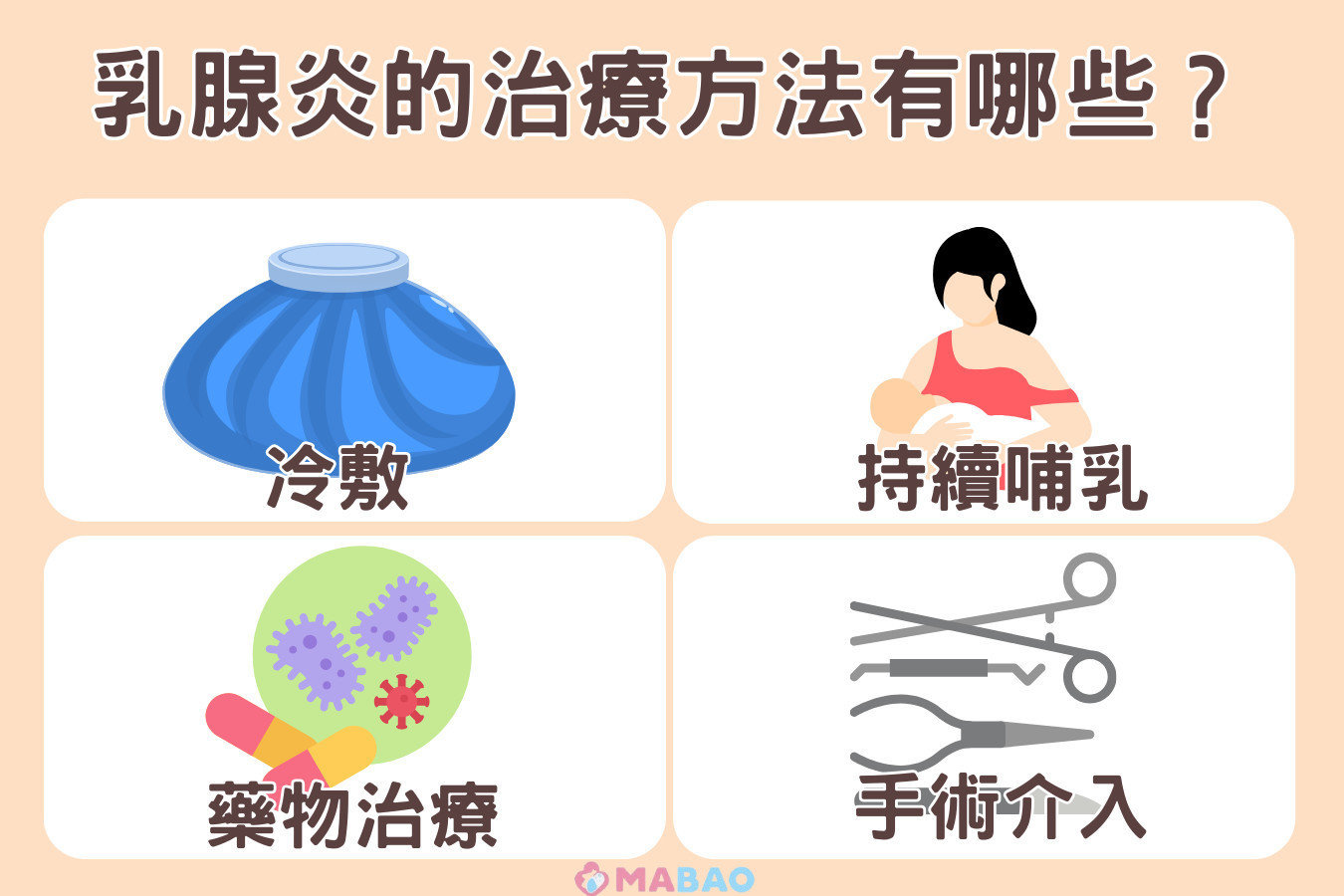 乳腺炎如何治療