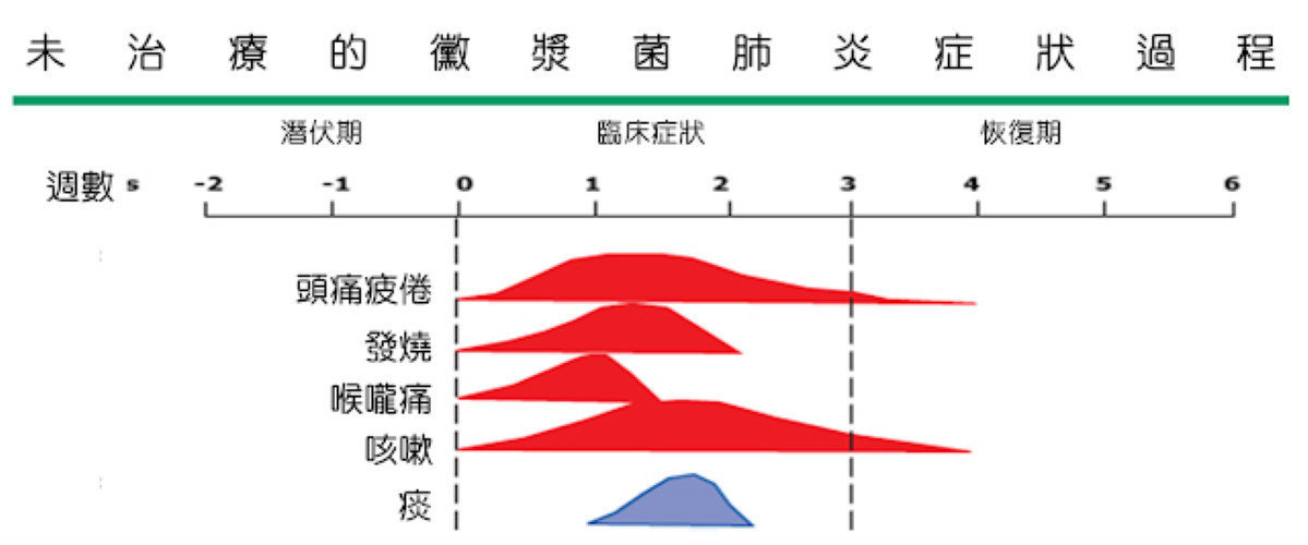 黴漿菌病程
